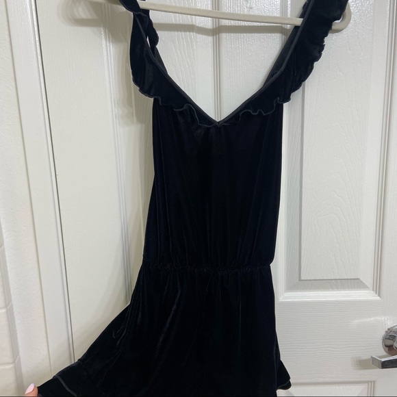 Victoria’s Secret Black Velvet Romper - Picture 3 of 7
